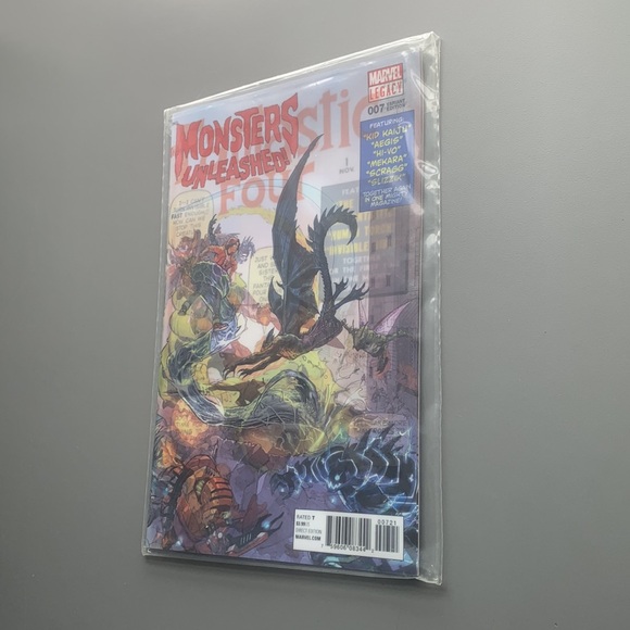 (C19) Monsters Unleashed #7 Fantastic Four Lenticular Cover Marvel 2017 Comic - Picture 4 of 7